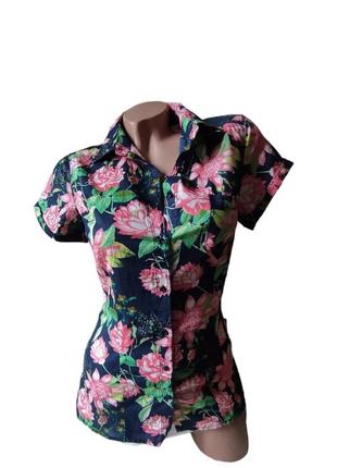 Рубашка-блуза от stradivarius размер евро s