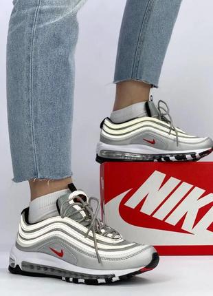 Кроссовки, кроссовки nike air max 97 silver bullet2 фото