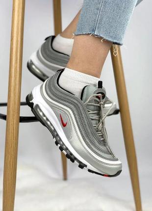 Кросівки, кросівки nike air max 97 silver bullet