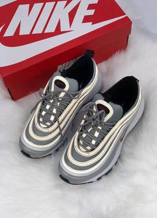 Кроссовки, кроссовки nike air max 97 silver bullet8 фото