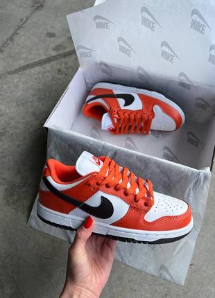 Жіночі кросівки nike sb dunk low reverce mesa orange | smb1 фото