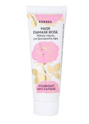 Ночная маска от усталости с дамасской розой от korres. оригінал із сша3 фото
