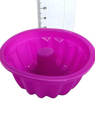 Силиконовая формочка кекс хобот мини №265 набор 6 штук