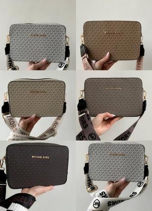 Сумка в стиле michael kors crossbody mokko2 фото