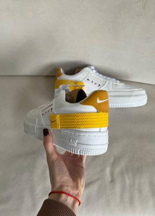 Кроссовки женские nike n.354 white yellow6 фото