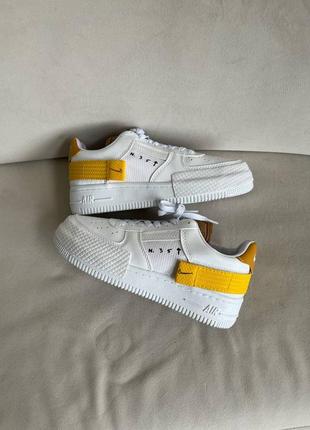 Кроссовки женские nike n.354 white yellow7 фото