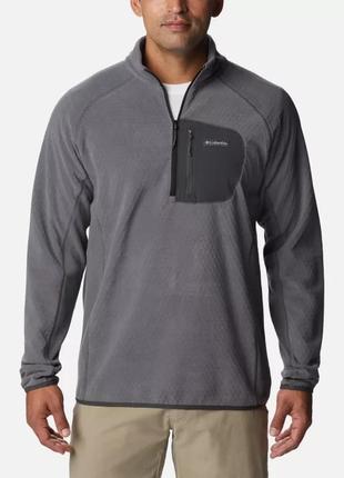 Мужской флисовый пуловер outdoor tracks columbia sportswear с молнией до половины
