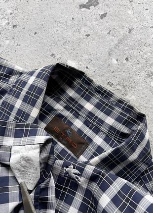 Etro premium made in italy men’s long sleeve button shirt сорочка на довгий рукав6 фото
