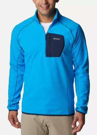 Мужской флисовый пуловер outdoor tracks columbia sportswear с молнией до половины