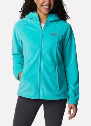 Женская флисовая худи benton springs columbia sportswear с молнией во всю длину