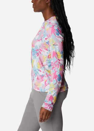 Жіноча сорочка з принтом з довгим рукавом summerdry columbia sportswear3 фото