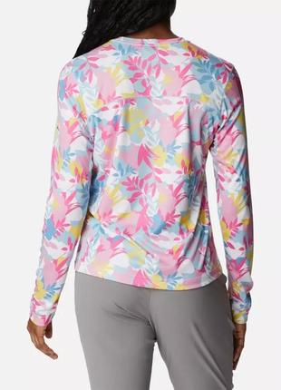Жіноча сорочка з принтом з довгим рукавом summerdry columbia sportswear2 фото