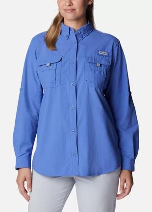 Женская рубашка с длинным рукавом pfg bahama columbia sportswear