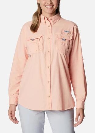 Женская рубашка с длинным рукавом pfg bahama columbia sportswear