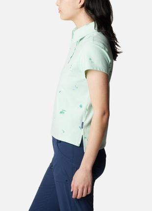 Жіноча сорочка поло pfg super sun drifter columbia sportswear з коротким рукавом3 фото
