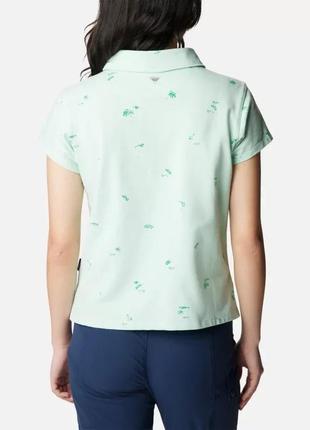 Жіноча сорочка поло pfg super sun drifter columbia sportswear з коротким рукавом2 фото