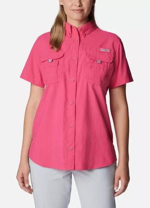 Женская рубашка с коротким рукавом pfg bahama columbia sportswear