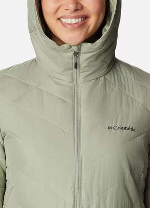 Женская длинная куртка heavenly columbia sportswear с капюшоном4 фото