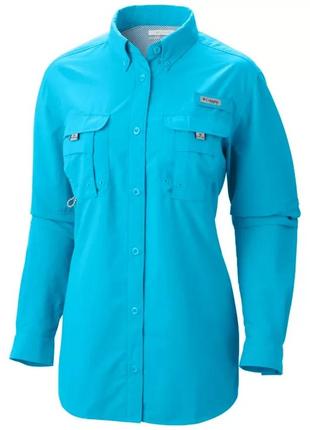 Женская рубашка с длинным рукавом pfg bahama columbia sportswear