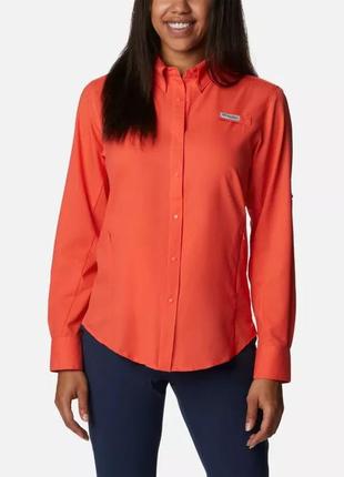 Жіноча сорочка з довгим рукавом pfg tamiami columbia sportswear ii