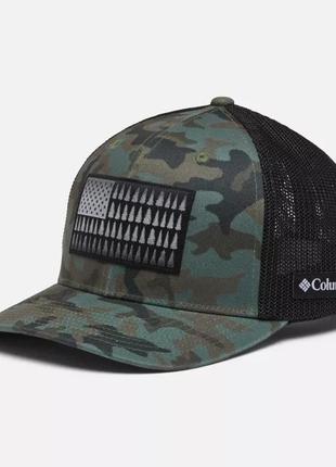 Columbia mesh columbia sportswear tree flag ball cap - high crown