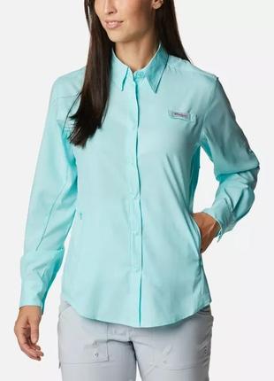 Жіноча сорочка з довгим рукавом pfg tamiami columbia sportswear ii