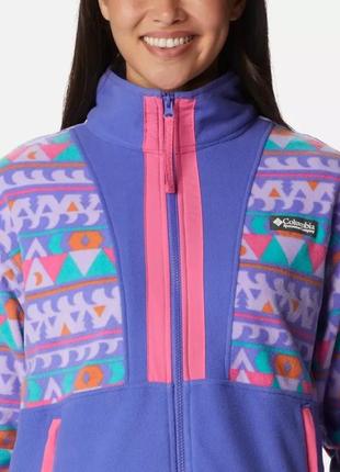 Женская флисовая куртка back bowl columbia sportswear с молнией во всю длину4 фото