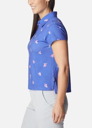 Женская рубашка поло с коротким рукавом pfg super sun drifter columbia sportswear3 фото