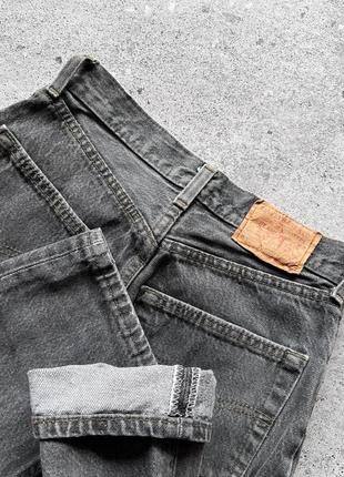 Levi's 901 women's 1990’s rare vintage gray denim jeans женские винтажные джинсы7 фото