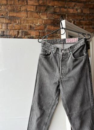 Levi's 901 women's 1990’s rare vintage gray denim jeans женские винтажные джинсы2 фото