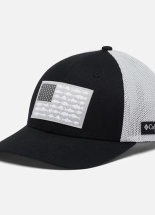 Сітчаста кулькова кепка pfg fish flag columbia sportswear - низька корона