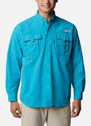 Мужская рубашка с длинным рукавом pfg bahama columbia sportswear ii