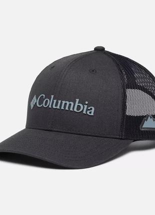 Сетчатая бейсболка columbia mesh snapback - низкая корона