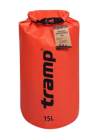 Гермомешок tramp pvc diamond rip-stop оранжевый 15 л (utra-112-orange)