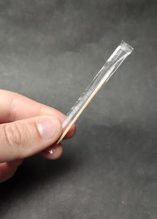 Набор одноразовых приборов lux (вилка + нож + салфетка + зубочистка + жвачка) в...