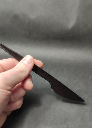 Набір одноразових приладів lux вилка + ніж + волога серветка + зубочистка + жуйка в індивідуальному пакованні3 фото