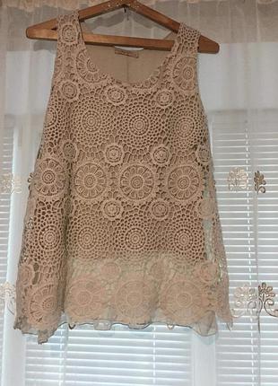 Блуза з мереживом