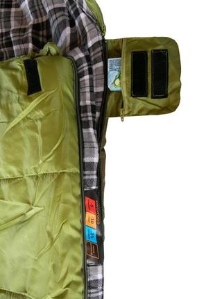 Спальный мешок tramp kingwood long одеяло правое dark-olive/grey 230/100 utrs-053l-r6 фото