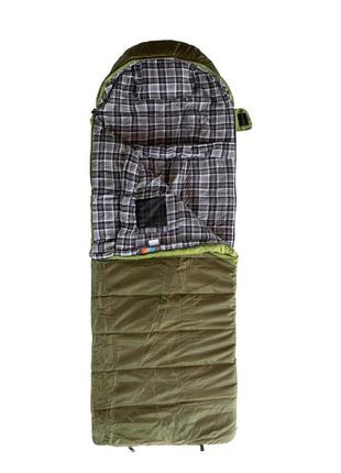 Спальный мешок tramp kingwood long одеяло правое dark-olive/grey 230/100 utrs-053l-r5 фото