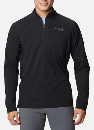 Мужской легкий пуловер titan pass columbia sportswear с молнией до половины