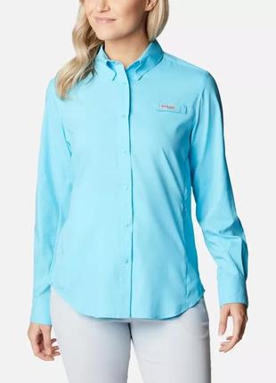 Жіноча сорочка з довгим рукавом pfg tamiami columbia sportswear ii