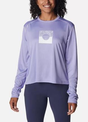 Жіноча сорочка з довгим рукавом із зображенням summerdry columbia sportswear