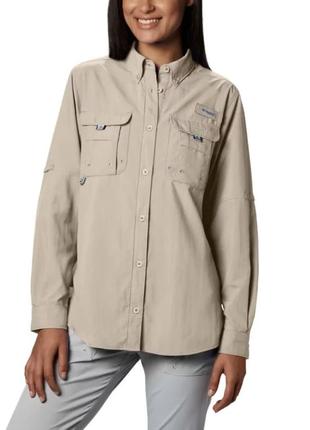 Жіноча сорочка з довгим рукавом pfg bahama columbia sportswear