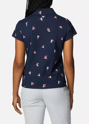 Жіноча сорочка поло pfg super sun drifter columbia sportswear з коротким рукавом2 фото