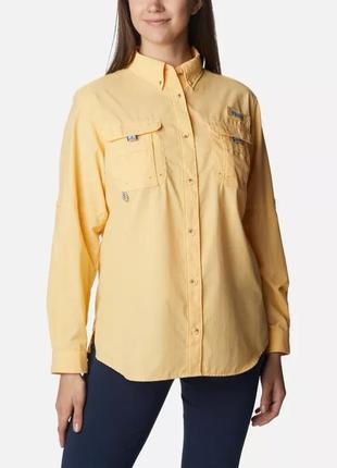 Жіноча сорочка з довгим рукавом pfg bahama columbia sportswear