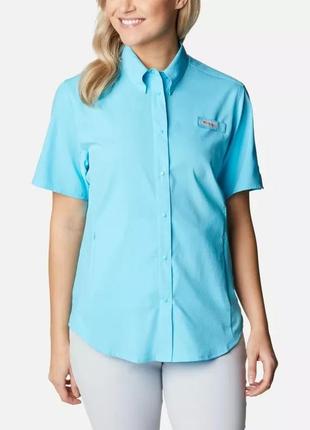 Жіноча сорочка з коротким рукавом pfg tamiami columbia sportswear ii