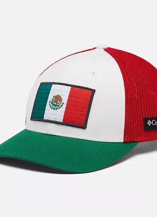 Сітчаста кулькова кепка pfg fish flag columbia sportswear - низька корона