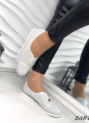 Женские туфли серебро 41р кожа