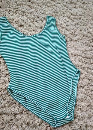 Актуальный полосатый боди, катон, турция, р. м