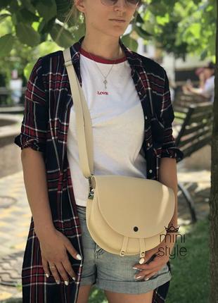 Сумка на длинной ручке cross-body шоппер сумочка трендовая и стильная кроссбоди